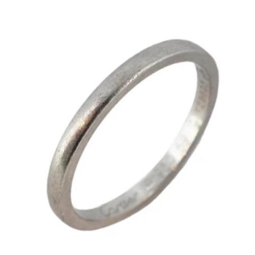 Cartier Vintage Pre-owned Platina ringar Gray, Dam