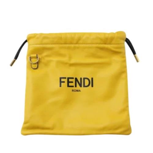 Fendi Vintage Pre-owned Tyg fendi-vskor Yellow, Dam