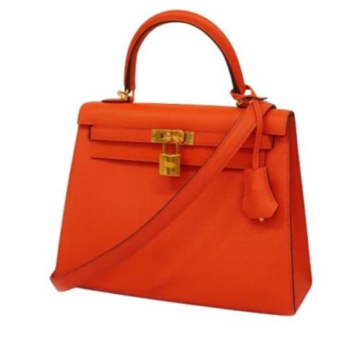 Hermès Vintage Pre-owned Laeder handvskor Orange, Dam