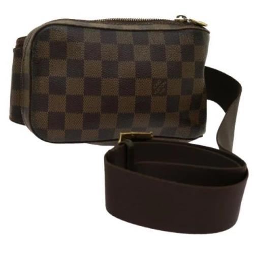 Louis Vuitton Vintage Pre-owned Canvas axelremsvskor Brown, Dam