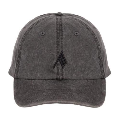 The Attico Logo-broderad Bomullskeps Gray, Dam