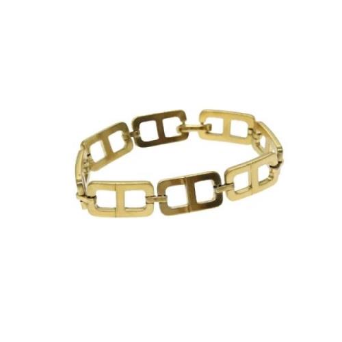 Dior Vintage Pre-owned Metall armband Yellow, Dam