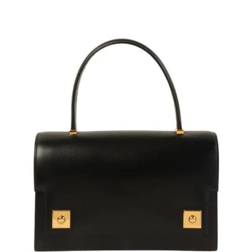 Hermès Vintage Pre-owned Canvas handvskor Black, Dam