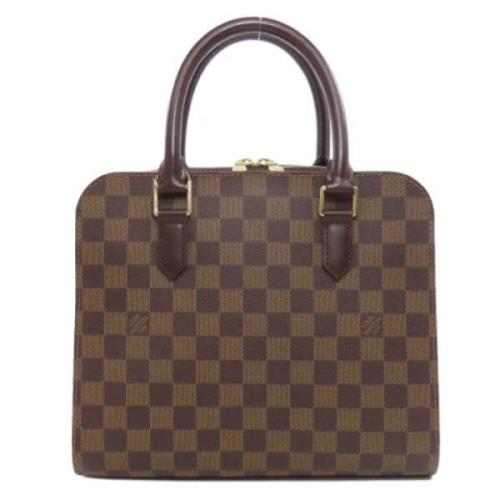 Louis Vuitton Vintage Pre-owned Canvas handvskor Brown, Dam