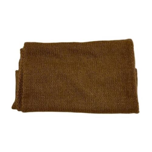 LU REN Lyxigt Cashmere Silke Sjal Chantay Brown, Unisex