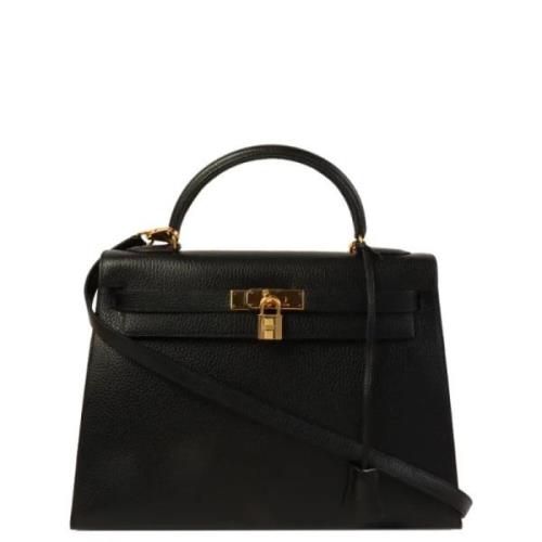 Hermès Vintage Pre-owned Canvas handvskor Black, Dam