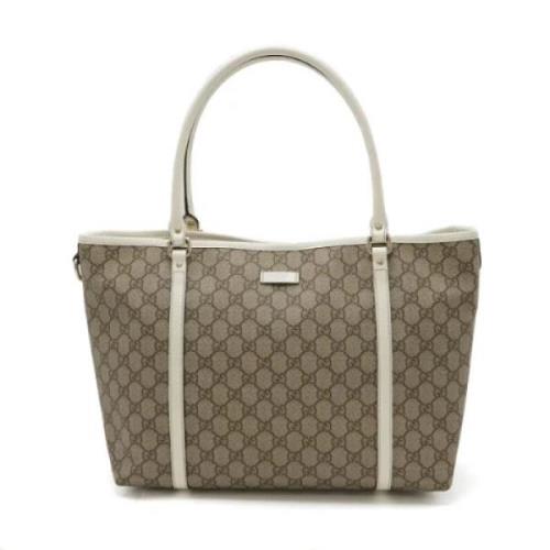 Gucci Vintage Pre-owned Plast totevskor Beige, Dam