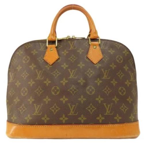 Louis Vuitton Vintage Pre-owned Canvas handvskor Brown, Dam