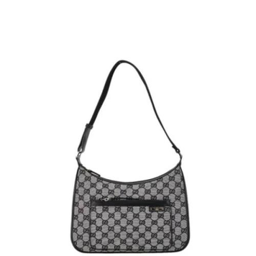 Gucci Vintage Pre-owned Canvas gucci-vskor Black, Dam