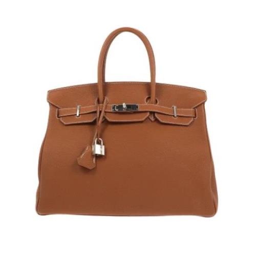 Hermès Vintage Pre-owned Laeder handvskor Brown, Dam