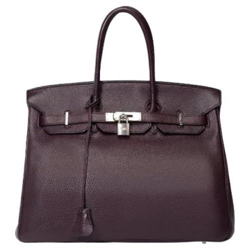 Hermès Vintage Pre-owned Laeder handvskor Purple, Dam