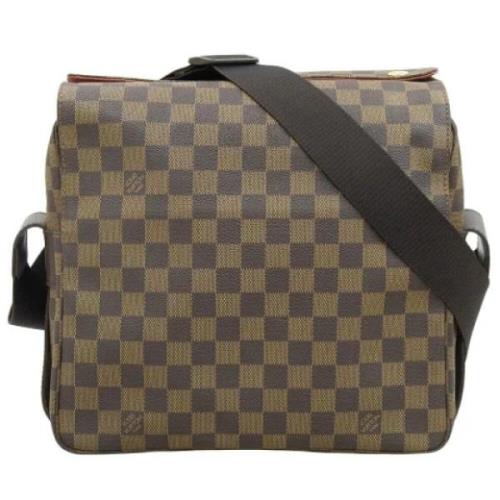 Louis Vuitton Vintage Pre-owned Canvas axelremsvskor Brown, Dam