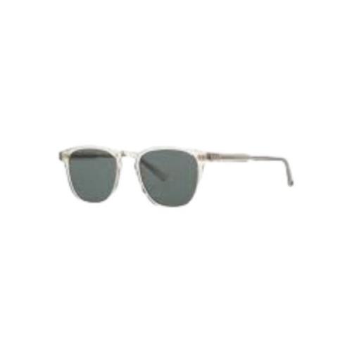 Garrett Leight Champagne Acetat Solglasögon för Män Gray, Herr