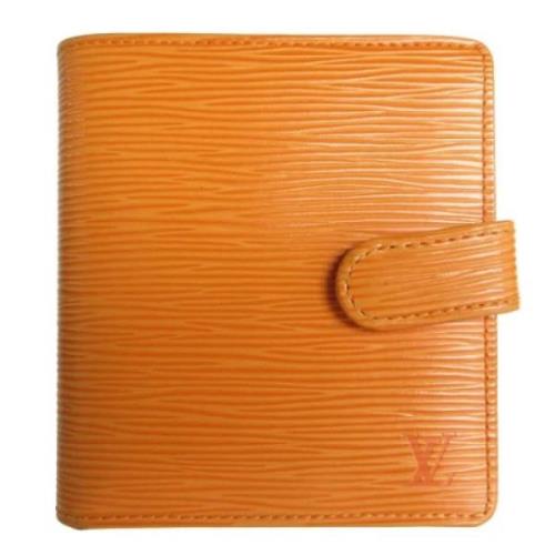 Louis Vuitton Vintage Pre-owned Laeder plnbcker Orange, Dam