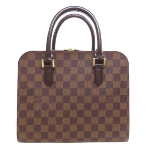 Louis Vuitton Vintage Pre-owned Canvas handvskor Brown, Dam