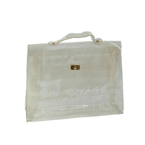 Hermès Vintage Pre-owned Tyg handvskor White, Dam