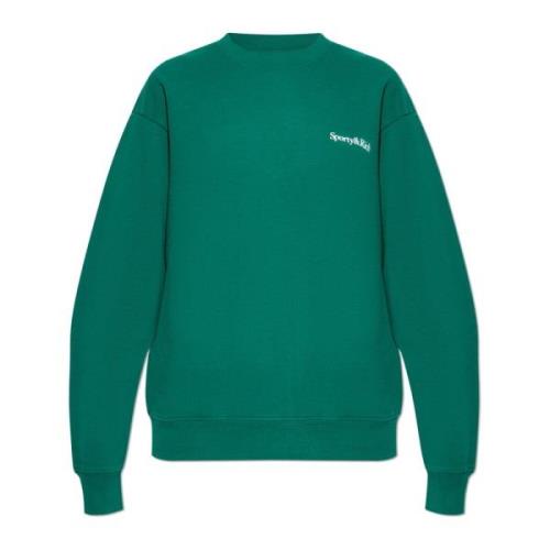 Sporty & Rich Sweatshirt från Health Is Wealth-kollektionen Green, Uni...