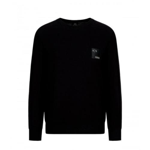 Armani Casual Stil Sweatshirt Exchange Black, Herr