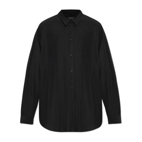 Balenciaga Löst sittande skjorta Black, Unisex