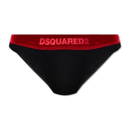 Dsquared2 Logo Briefs Black, Dam