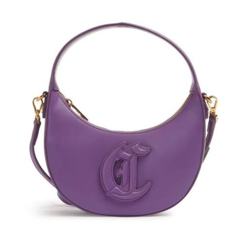 Just Cavalli Lila Axelväska Elegantt Statement Stycke Purple, Dam