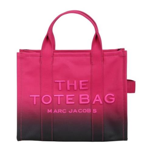 Marc Jacobs Elegant Ombré Canvas Tote Väska Pink, Dam