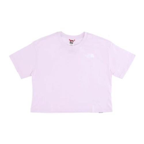 The North Face Lavendel Fog Crop Tee Dam T-shirt Purple, Dam