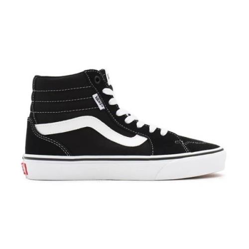 Vans Svart/Vit Hi-Top Sneakers Black, Dam