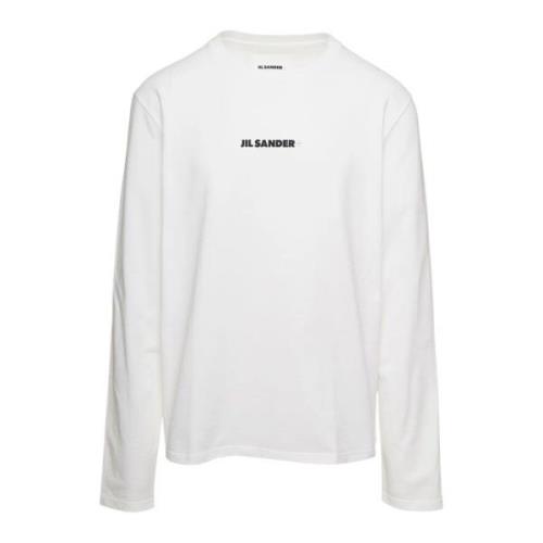 Jil Sander Långärmad T-shirt Beige, Dam