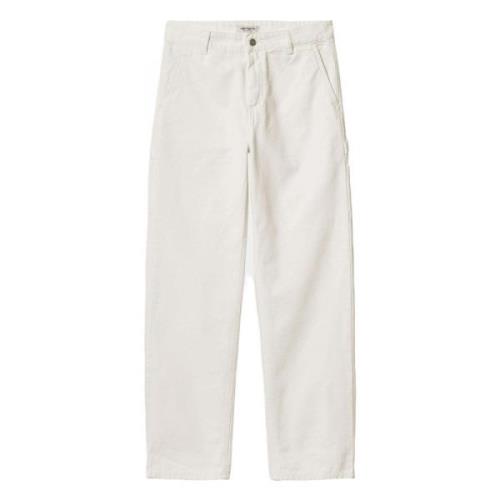 Carhartt Wip Pierce Pant Straight Långa byxor White, Dam