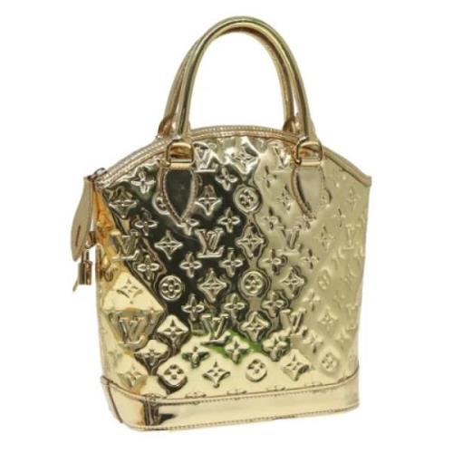 Louis Vuitton Vintage Pre-owned Belagd canvas handvskor Yellow, Dam