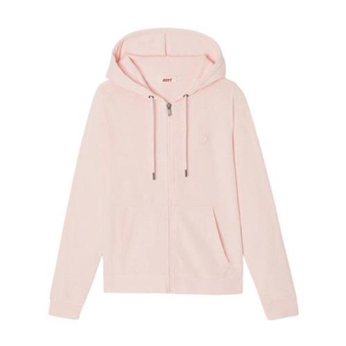 Jott Dragkedja Hoodie Oaxaca - Rosor Pink, Dam