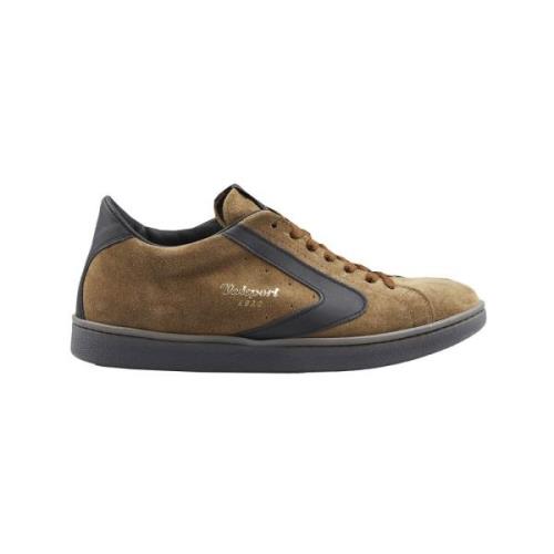 Valsport 1920 Bruna mocka Tournament sneakers med läderdetaljer Brown,...