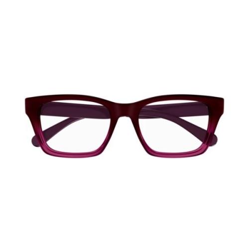 Chloé Modernt Rektangulärt Optiskt Glas Red, Unisex