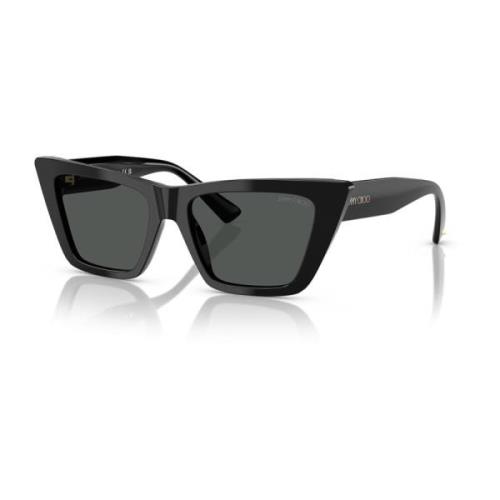 Jimmy Choo Cat-eye solglasögon med mörkgrå linser Black, Dam