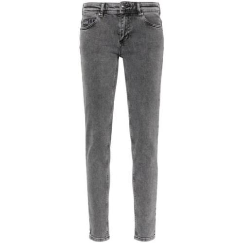 Versace Jeans Couture Svarta Jeans för Kvinnor Aw24 Gray, Dam