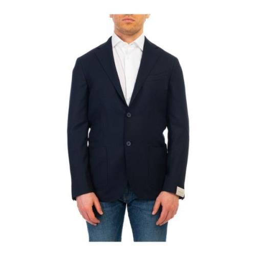 Corneliani Coats Blue, Herr