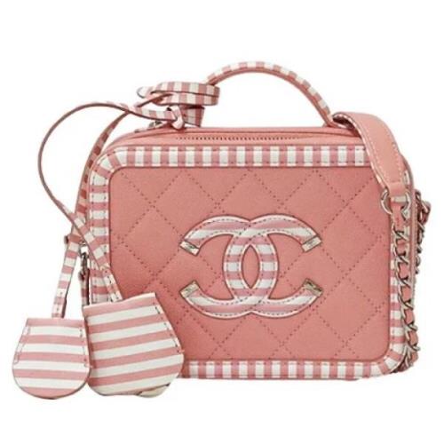 Chanel Vintage Pre-owned Laeder chanel-vskor Pink, Dam