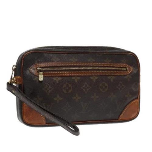 Louis Vuitton Vintage Pre-owned Canvas kuvertvskor Brown, Dam