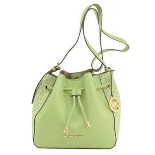 Michael Kors Pre-owned Pre-owned Laeder axelremsvskor Green, Dam