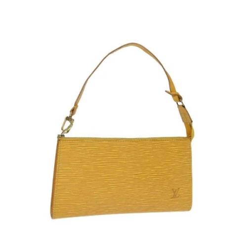 Louis Vuitton Vintage Pre-owned Laeder louis-vuitton-vskor Yellow, Dam