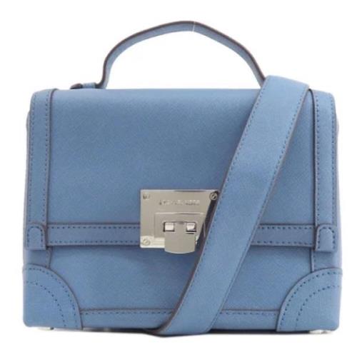 Michael Kors Pre-owned Pre-owned Laeder handvskor Blue, Dam