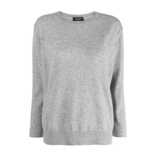 Fabiana Filippi Round-neck Knitwear Gray, Dam