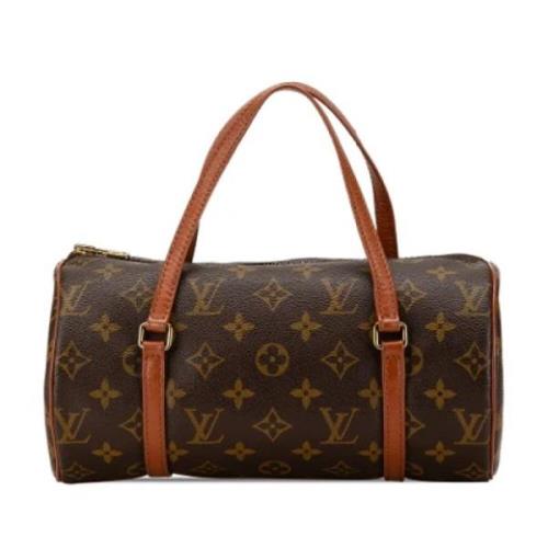 Louis Vuitton Vintage Pre-owned Canvas handvskor Brown, Dam