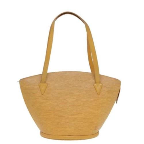 Louis Vuitton Vintage Pre-owned Laeder louis-vuitton-vskor Yellow, Dam