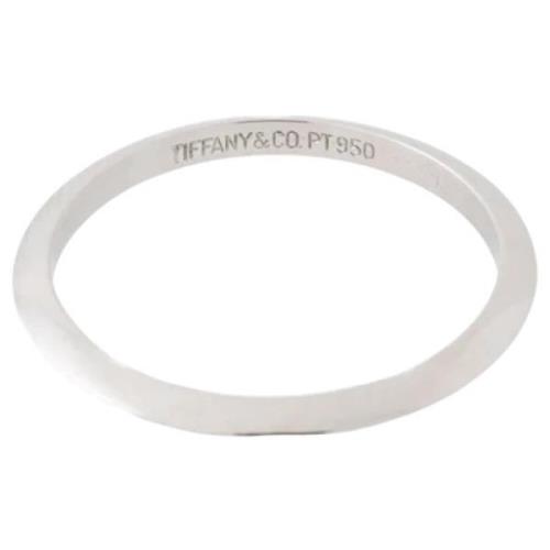 Tiffany & Co. Pre-owned Pre-owned Platina ringar Gray, Dam