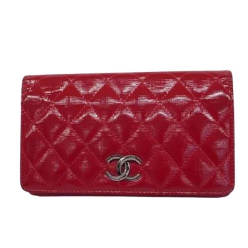 Chanel Vintage Pre-owned Laeder plnbcker Red, Dam