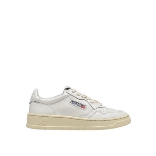 Autry Vintage Lågtopp Läder Sneakers White, Dam