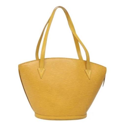 Louis Vuitton Vintage Pre-owned Laeder louis-vuitton-vskor Yellow, Dam