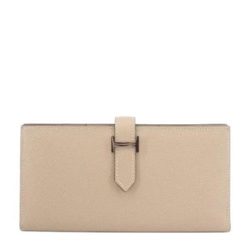 Hermès Vintage Pre-owned Leather Wallet White, Dam